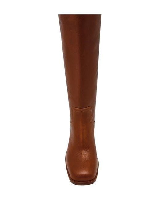 Steve Madden Brown Woodstock Knee High Boot