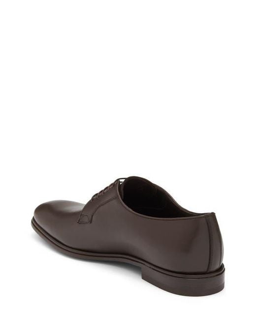 Ferragamo Brown Leather Derby for men