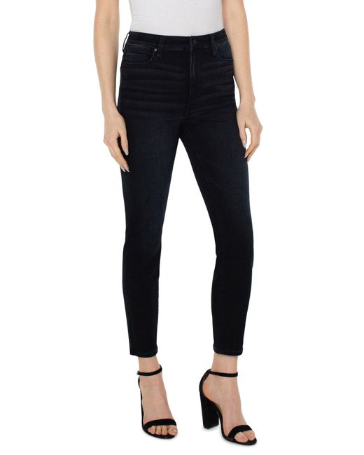 Liverpool Los Angeles Blue Abby High Waist Ankle Skinny Jeans