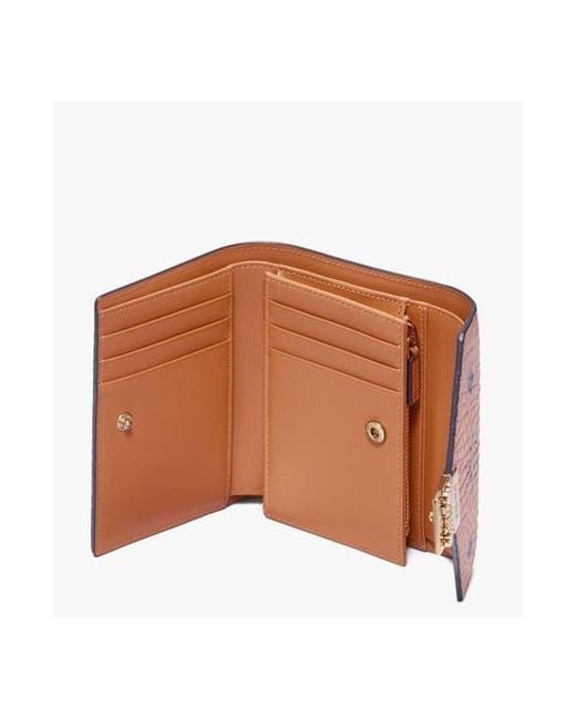 MCM White Tracy Trifold Wallet
