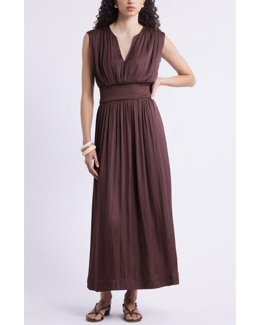 massimo dutti brown dress Pre-Loved Nordstrom Women's Tonal Sketch Floral Maxi Slip Dress Brown Size  L  Elle & Beck