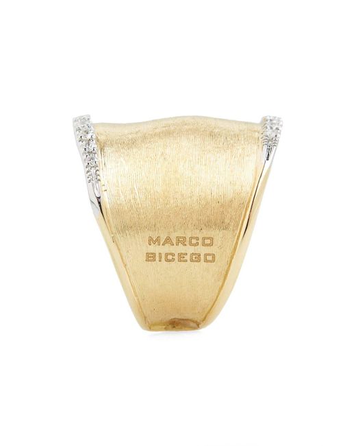 Marco Bicego Metallic Lunaria Diamond Band Ring