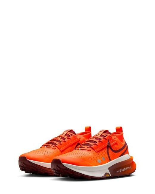 Nike Red Zegama 2 Trail Running Shoe for men