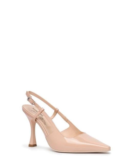 Nero Giardini Pink Pointed Toe Slingback Pump