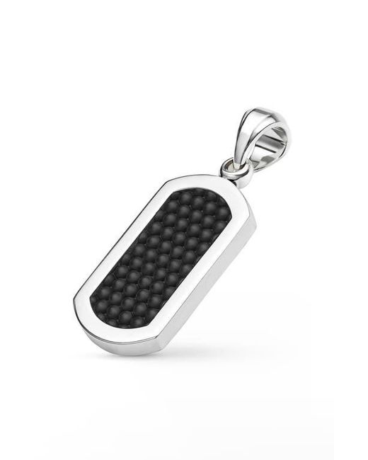 Lagos Black Anthem Caviar Bead Tag Amulet