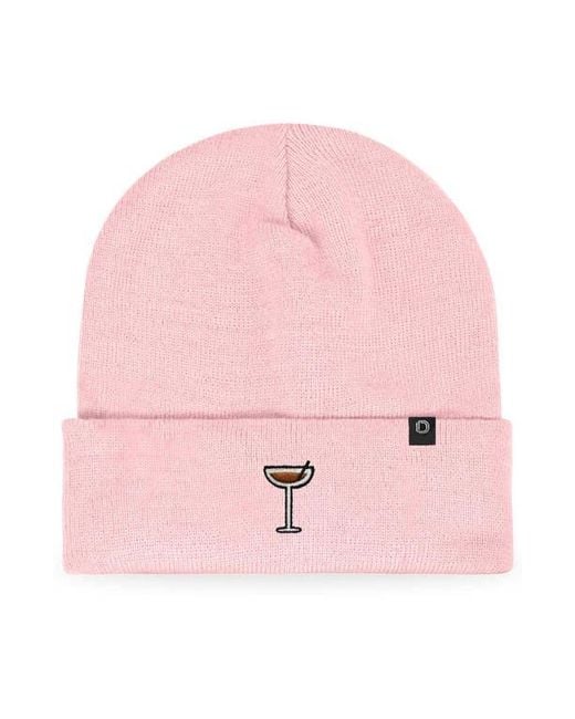 Alix Pink Coffee Martini Beanie Cap