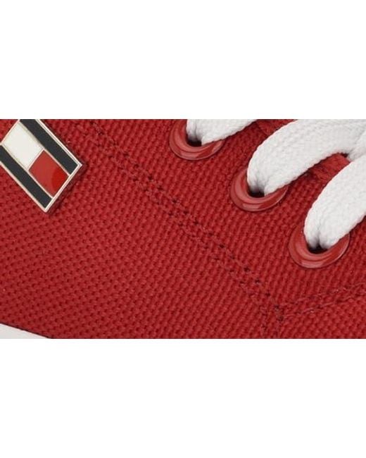 Tommy Hilfiger Red Aressa Sneaker