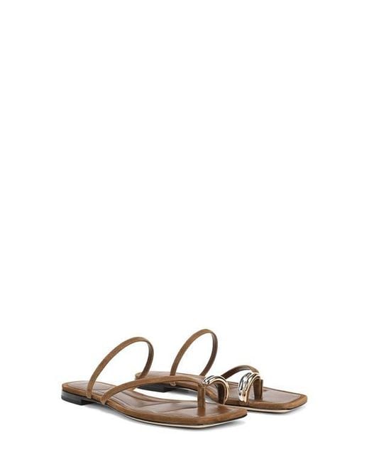 Vince White Polli Toe Loop Sandal