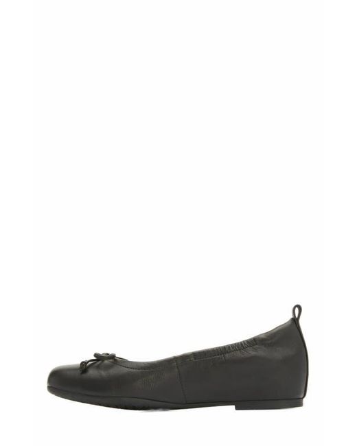 ABEO Black Cadence Bow Ballet Flat