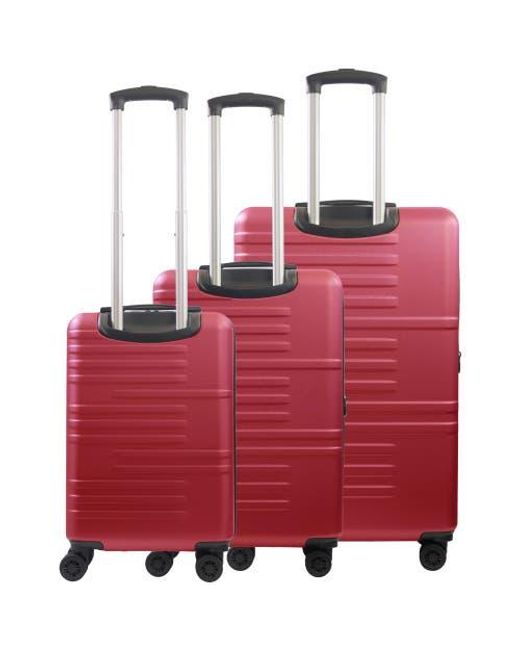 American Dreamliner Red 3-Piece Hardside Luggage Set 22.5, 26.5, 30