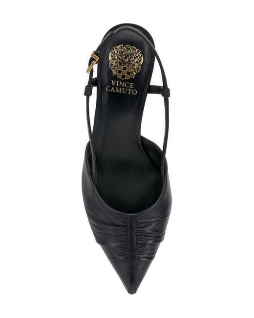 Vince Camuto Black Kelten Slingback Pointed Toe Pump
