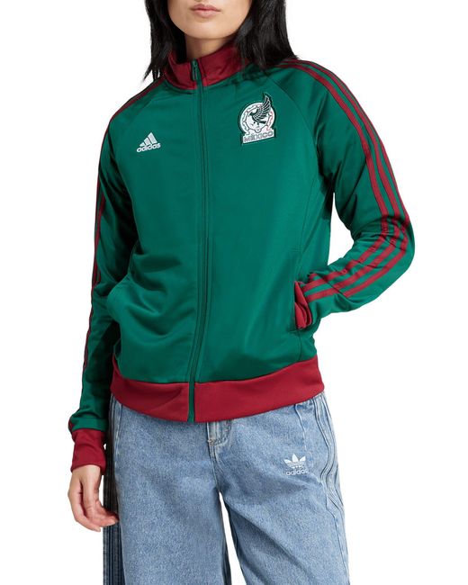 adidas Mexico Dna Soccer Track Jacket in Green | Lyst