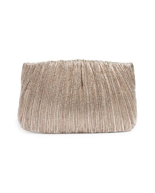 Loeffler Randall Gray Brit Pleated Clutch