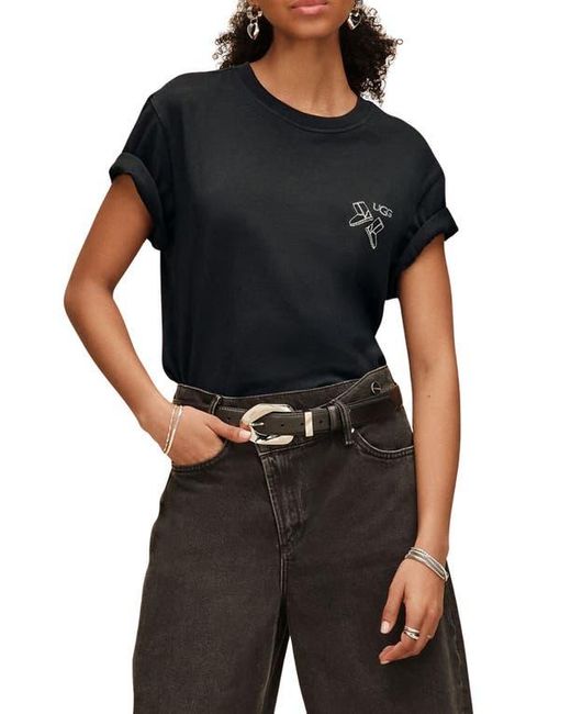 Ugg Black Classic Boot Graphic Tee