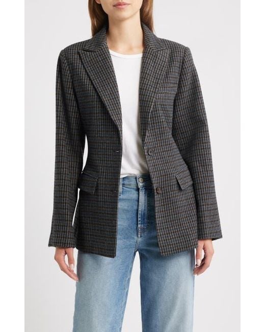 Rails Black Doris Plaid Blazer