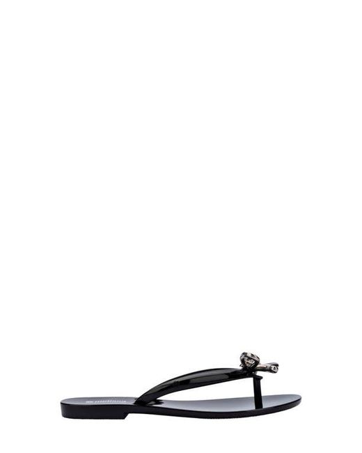 Melissa Black Harmonic Iris Flip Flop