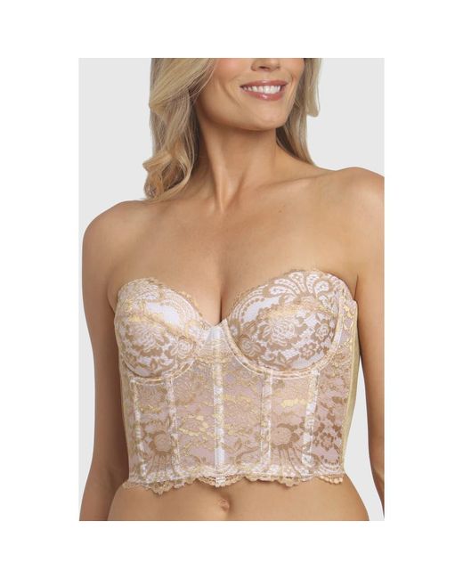 Dominique Intimates Brown Estrada X Strapless Low Back Bustier Bra