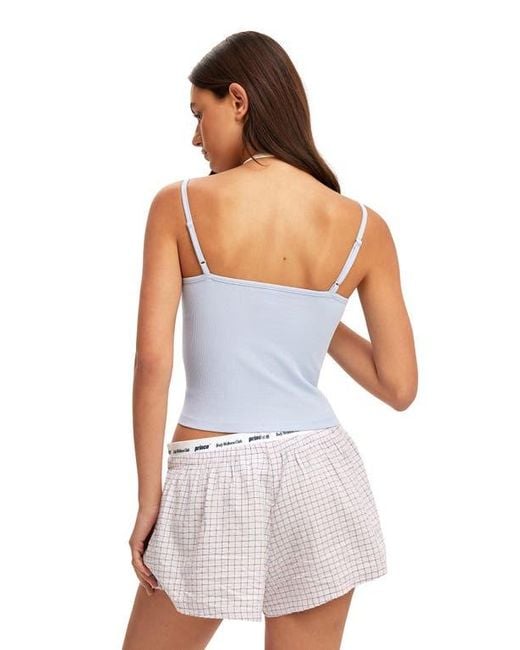 Cotton On White Double Layer Cami