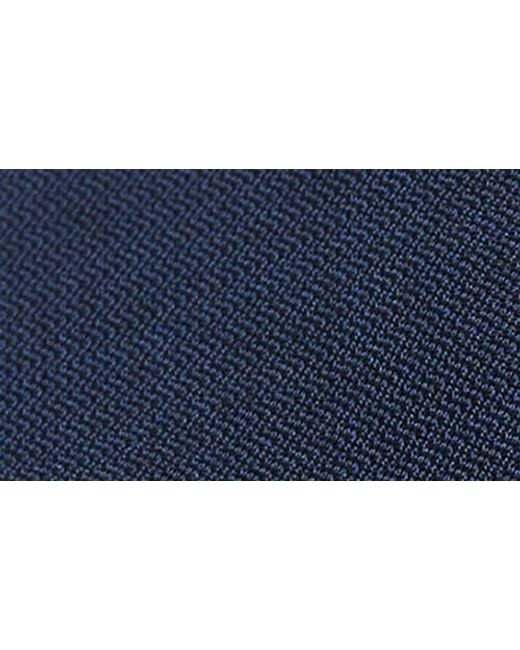 Mango Blue Solid Wool Blend Tie for men