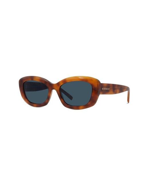 Givenchy Day 54mm Geometric Cat Eye Havana Sunglasses Givenchy Gv Day Gv40062i Women Havana Geometric Sunglasses  main image 4