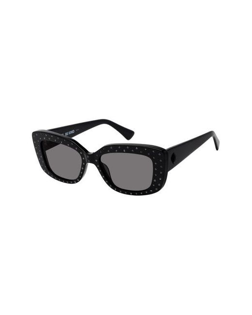 Kurt Geiger Black 52Mm Rectangular Sunglasses