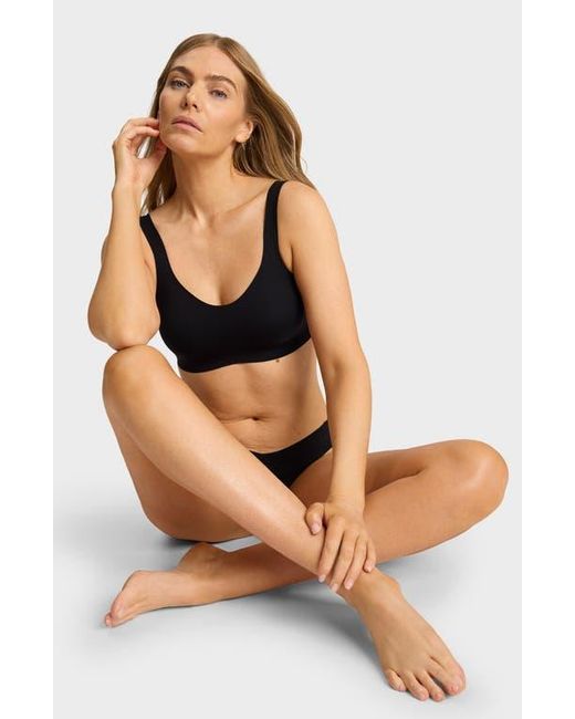 Commando Black Soft Support Rib Bralette