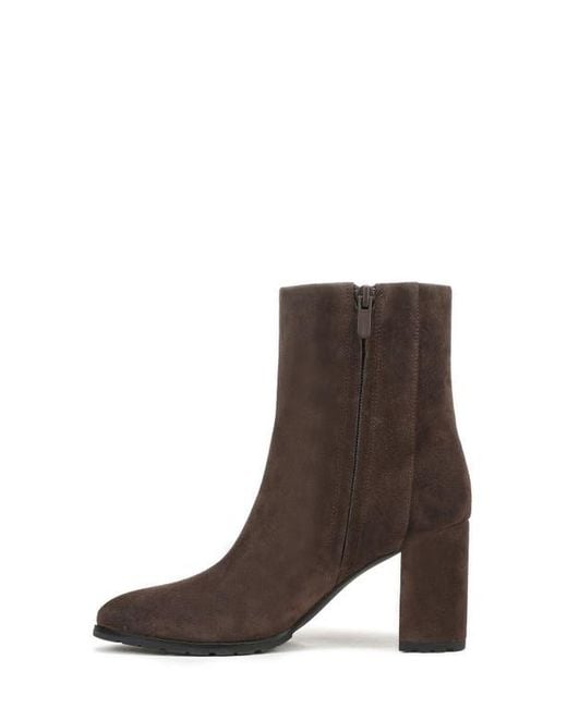 Vince Brown Elora Lugged Plain Toe Bootie