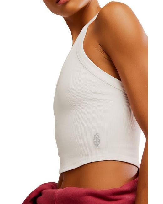 Free People Red Fp Movement All Clear Crop Racerback Tank