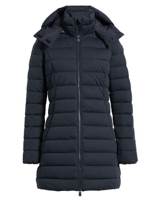 Save The Duck Blue Dorothy Water Resistant Quilted Puffer Coat