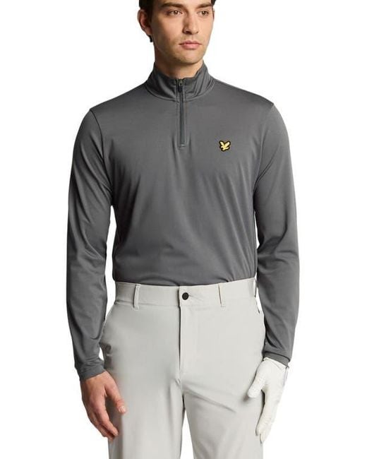 Lyle & Scott Gray Course Midlayer for men