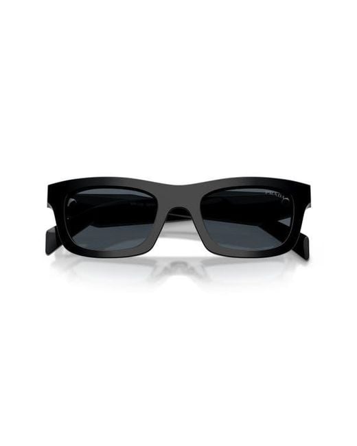 Prada Black 50Mm Pillow Sunglasses