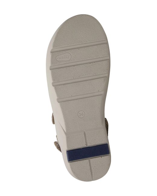 Wolky Multicolor Lisse Slingback Platform Sandal
