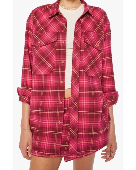 Mother Red The Lazy Sunday Plaid Shirt