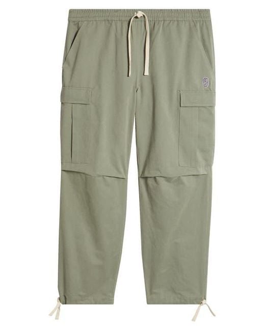 Standard Issue Green Pd Drawstring Cargo Pants for men