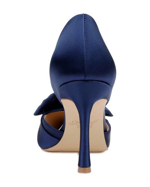 Badgley Mischka Blue Sidney Pointed Toe D'Orsay Pump