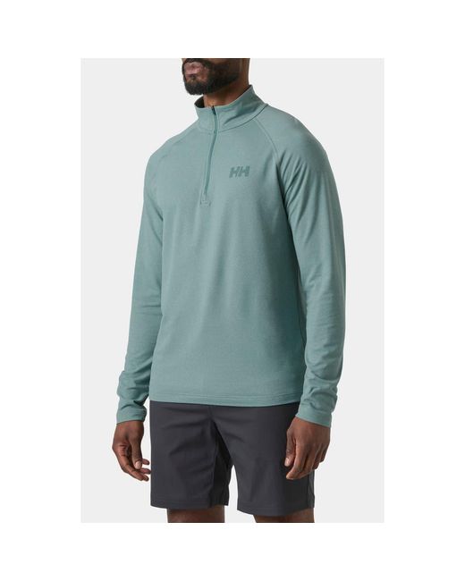 Helly Hansen Green Tyri Half Zip Pullover for men
