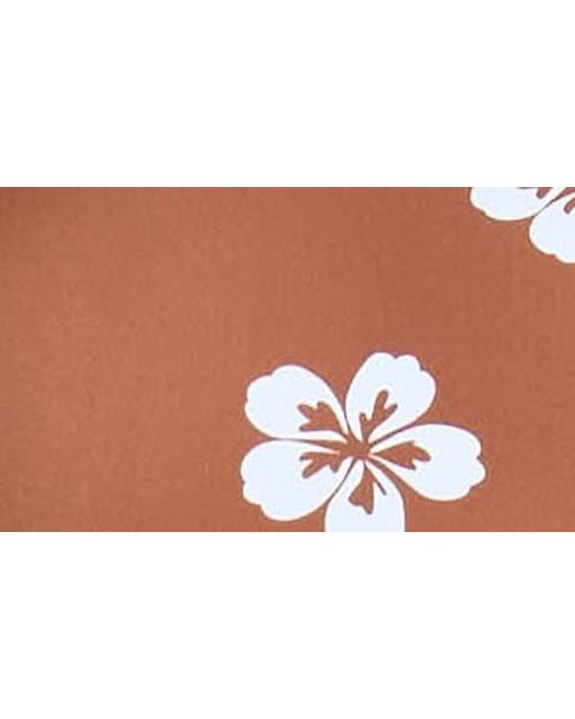 Volcom Brown Coco Retro Bloom Reversible Bikini Top