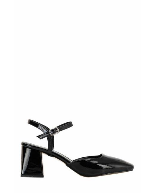 Forever & Always Shoes Black Kayla Block Heel Pumps