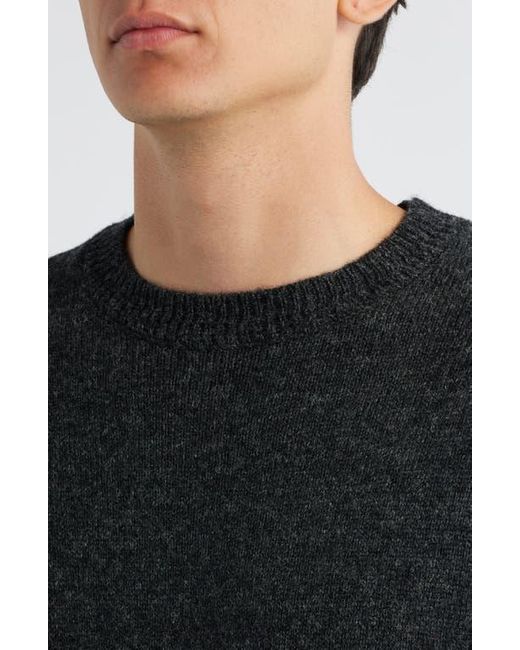 Pendleton Black Wool Crewneck Sweater for men