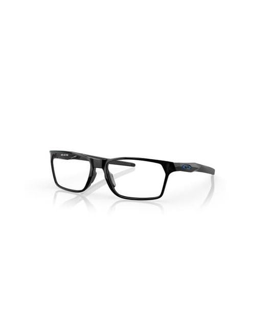 Oakley Black 55Mm Rectangle Optical Glasses for men