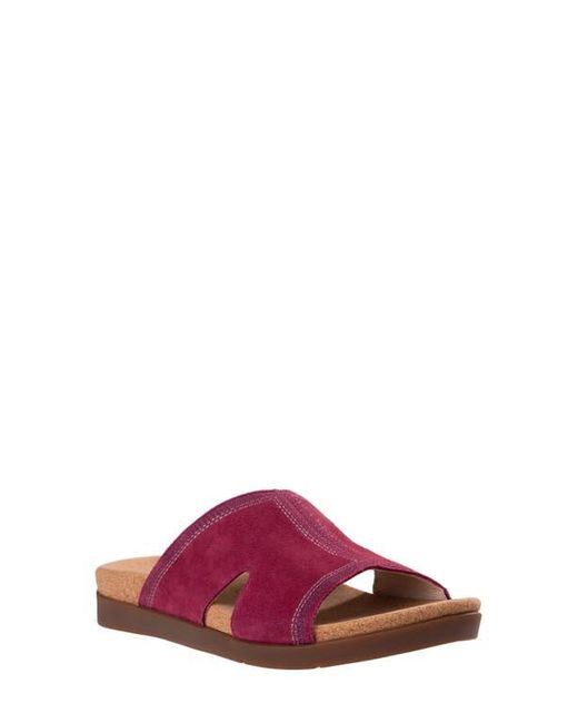 Revitalign Red Palmetto Slide Sandal