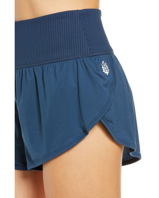 Fp Movement Blue Free People Game Time Shorts