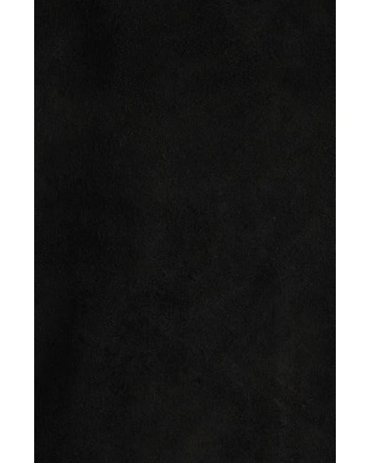 AG Jeans Black Dart Suede Trucker Jacket for men