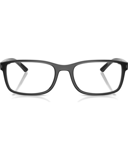 Prada Linea Rossa Brown 53Mm Pillow Optical Glasses for men