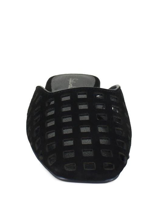 Splendid Black Remi Geo Cutout Flat