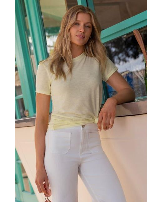 Travis Mathew Natural Cloud Crewneck T-Shirt