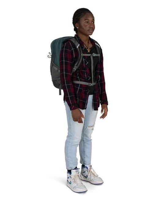 Osprey Gray Quasar 26-Liter Backpack for men