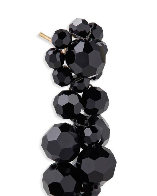 Simone Rocha Black Cluster Drop Earrings