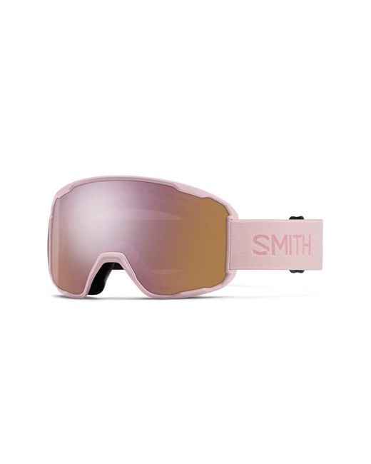 Smith Pink Preview Chromapop Shield Snow Goggles