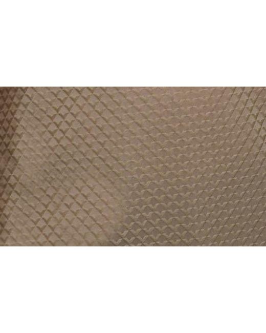 Maceoo Gray Geo Pattern Stretch Nylon Polo for men